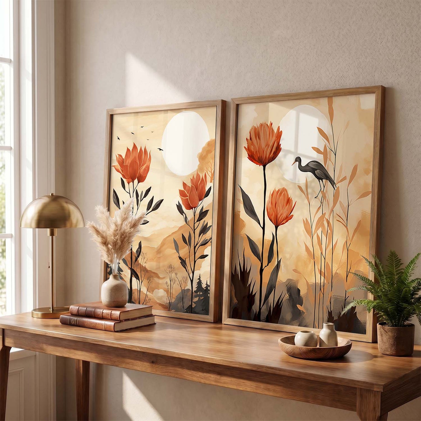 Floral Framed Posters for Home & Office Decor