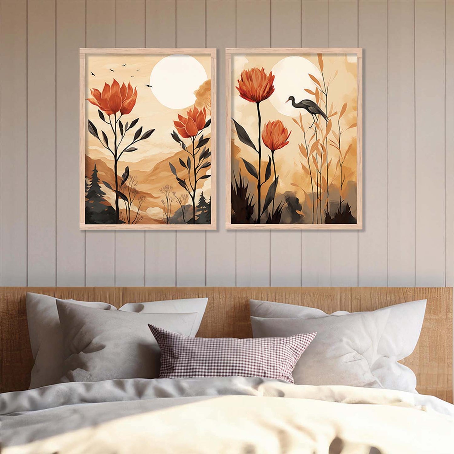 Floral Framed Posters for Home & Office Decor