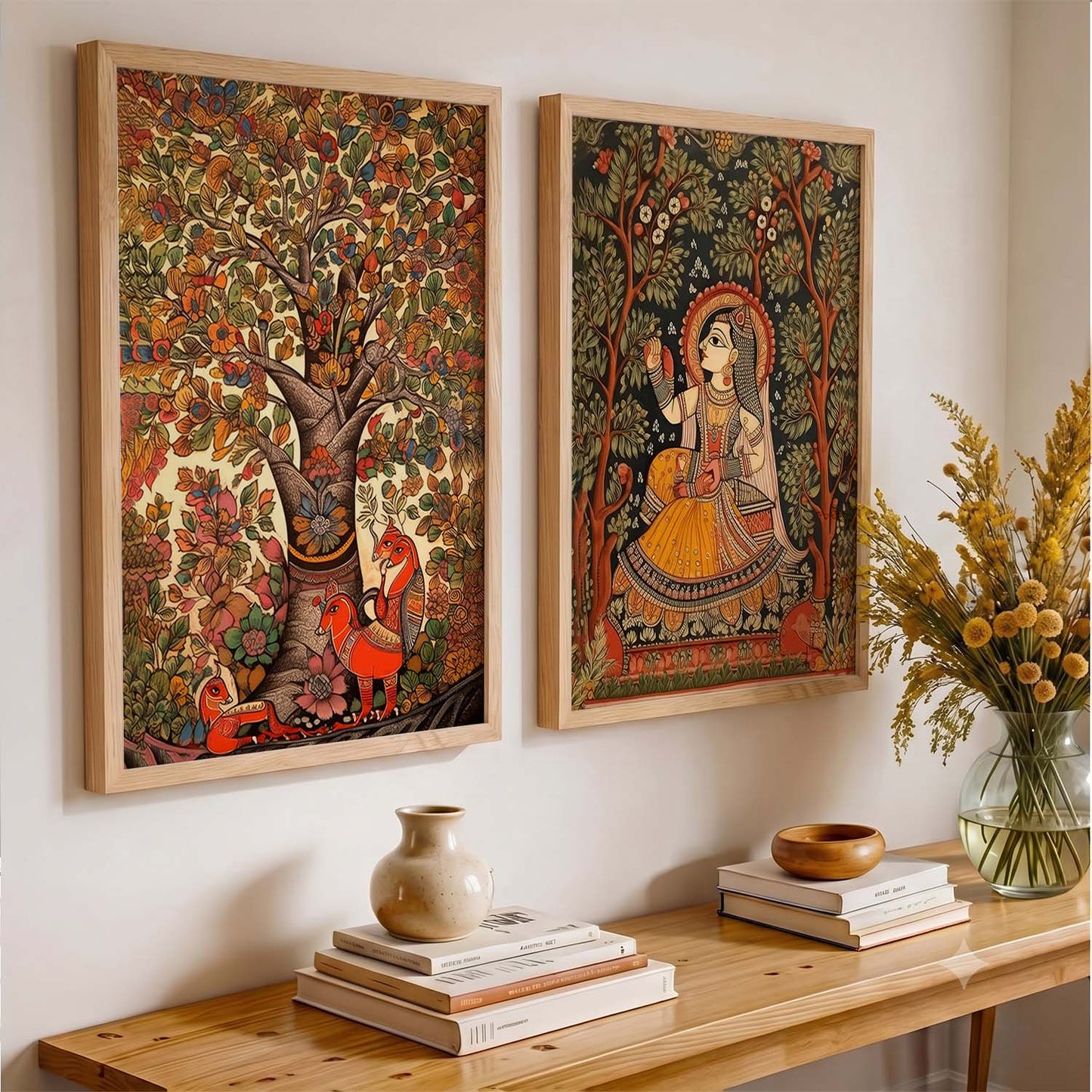 Madhubani Wall Art For Home Decor Office