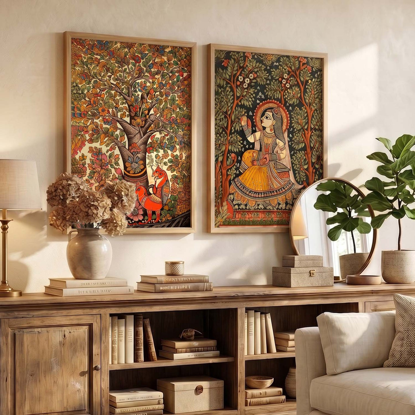 Madhubani Wall Art For Home Decor Office