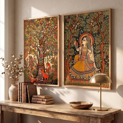 Madhubani Wall Art For Home Decor Office