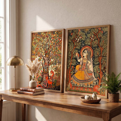 Madhubani Wall Art For Home Decor Office