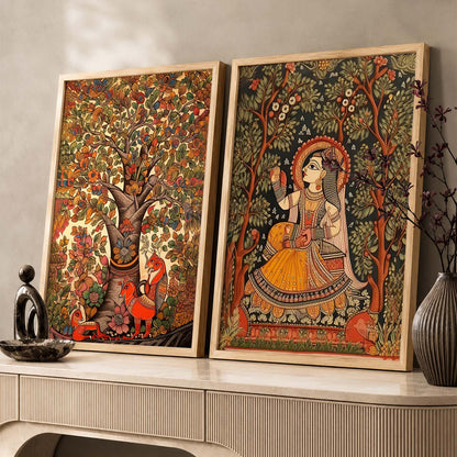 Madhubani Wall Art For Home Decor Office