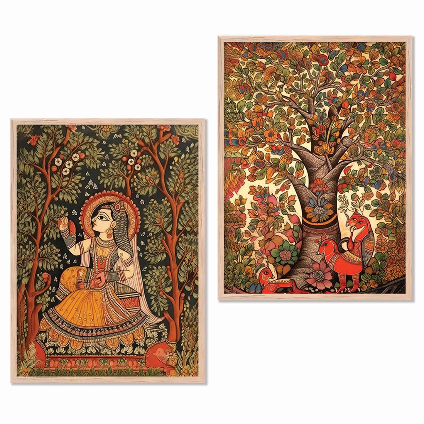 Madhubani Wall Art For Home Decor Office