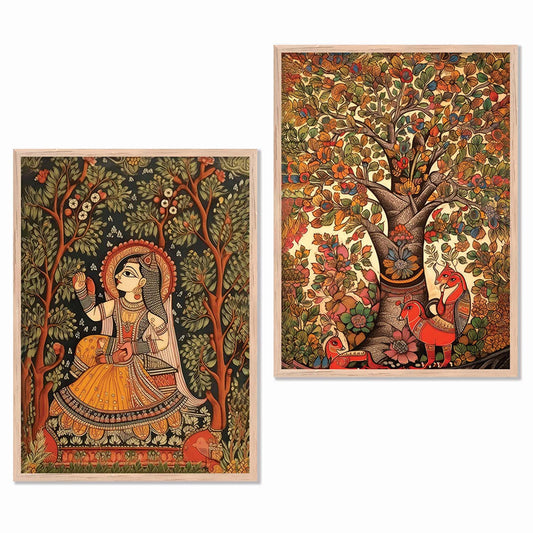 Madhubani Wall Art For Home Decor Office