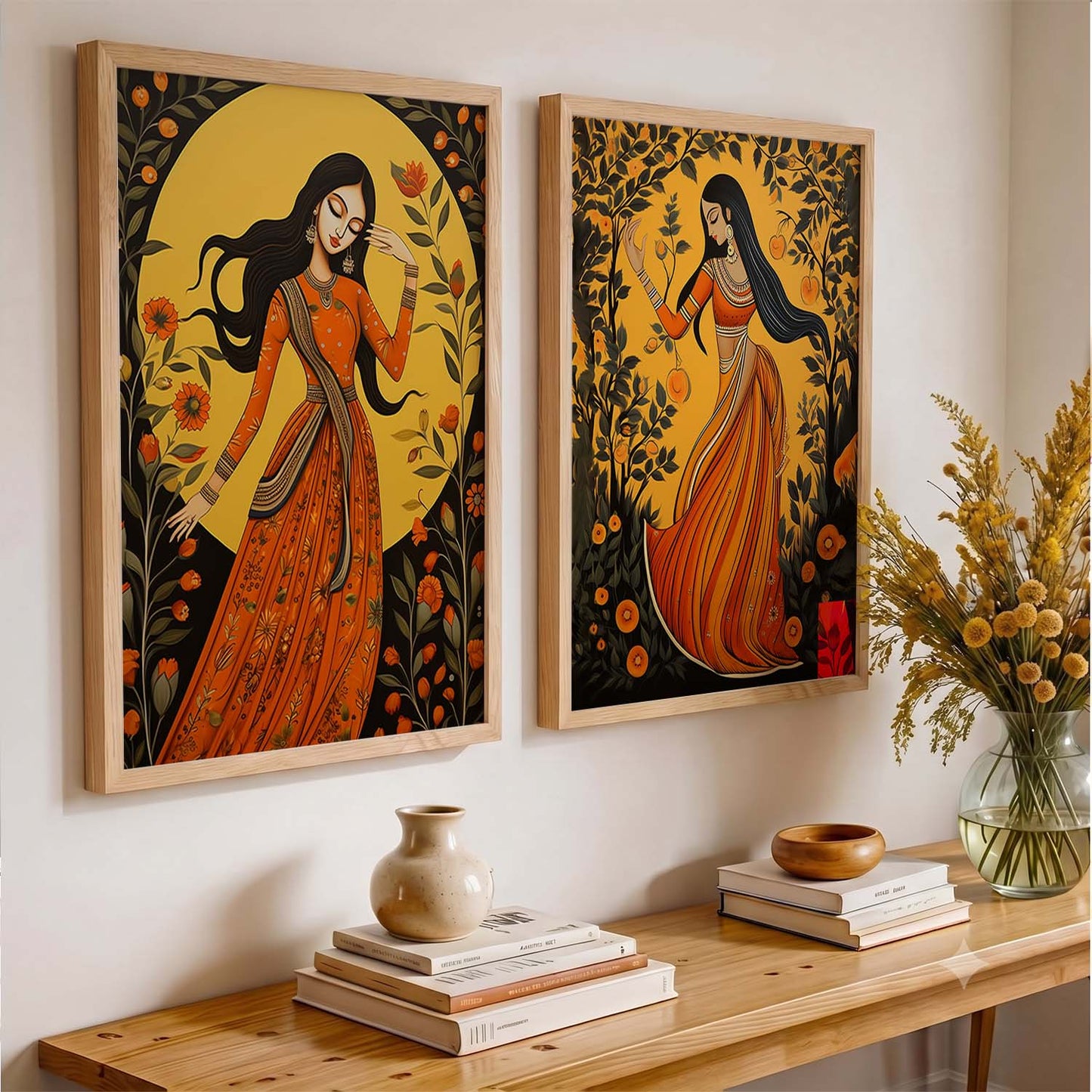 Traditional Wall Decor For Office, Poster With Frames