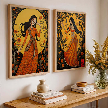 Traditional Wall Decor For Office, Poster With Frames