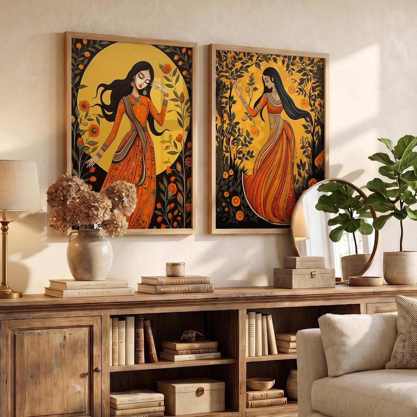Traditional Wall Decor For Office, Poster With Frames