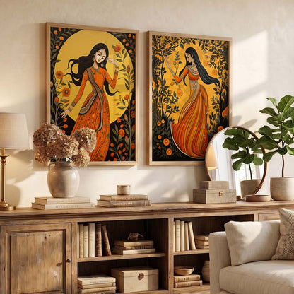 Traditional Wall Decor For Office, Poster With Frames
