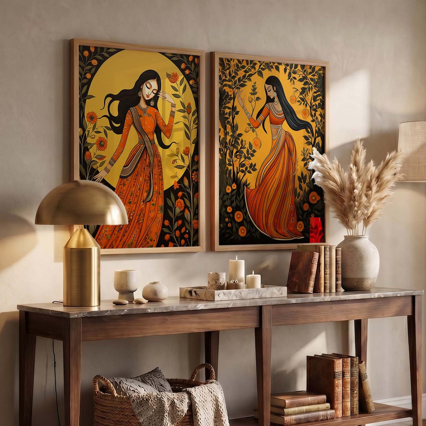 Traditional Wall Decor For Office, Poster With Frames