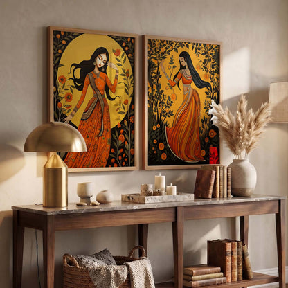 Traditional Wall Decor For Office, Poster With Frames