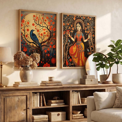 Traditional Wall Decor For Office, Poster With Frames