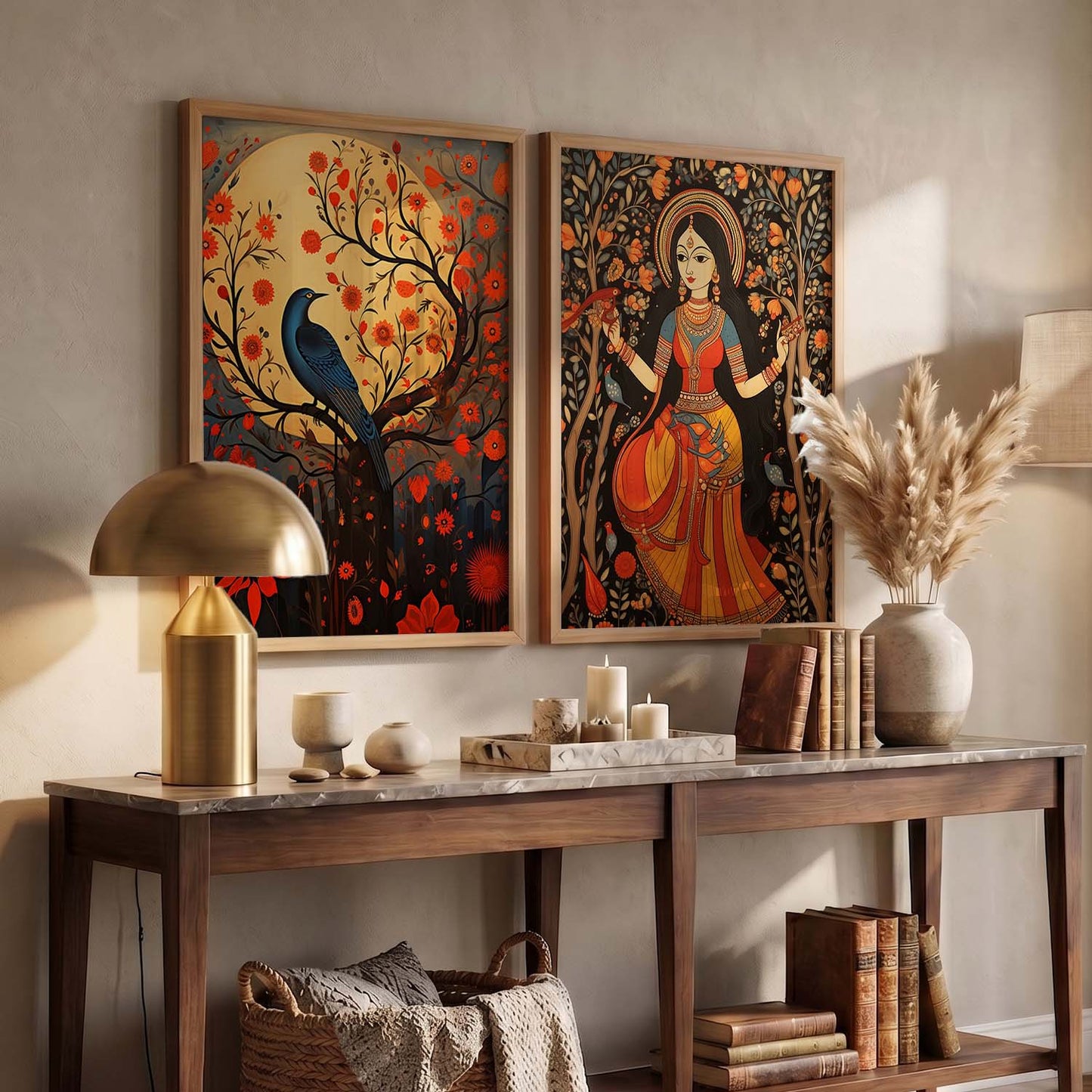 Traditional Wall Decor For Office, Poster With Frames