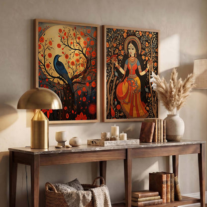 Traditional Wall Decor For Office, Poster With Frames