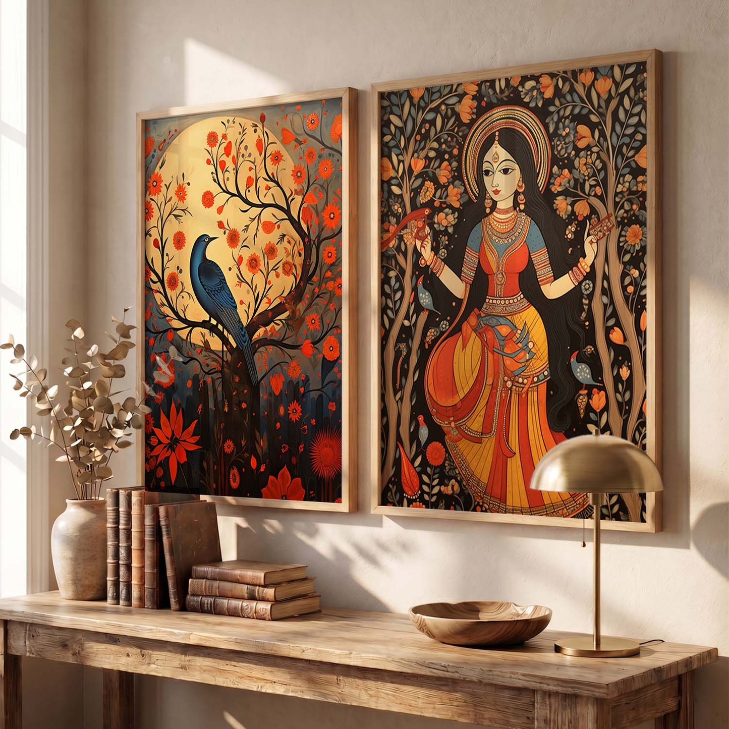 Traditional Wall Decor For Office, Poster With Frames