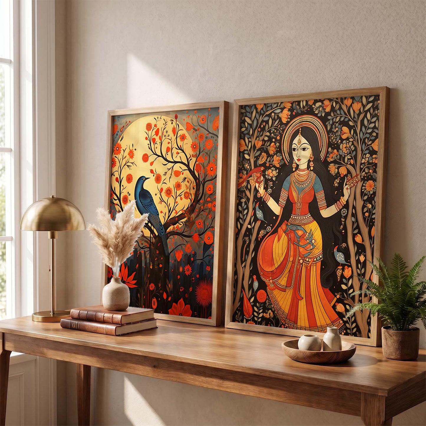 Traditional Wall Decor For Office, Poster With Frames