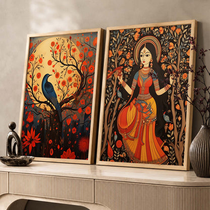 Traditional Wall Decor For Office, Poster With Frames
