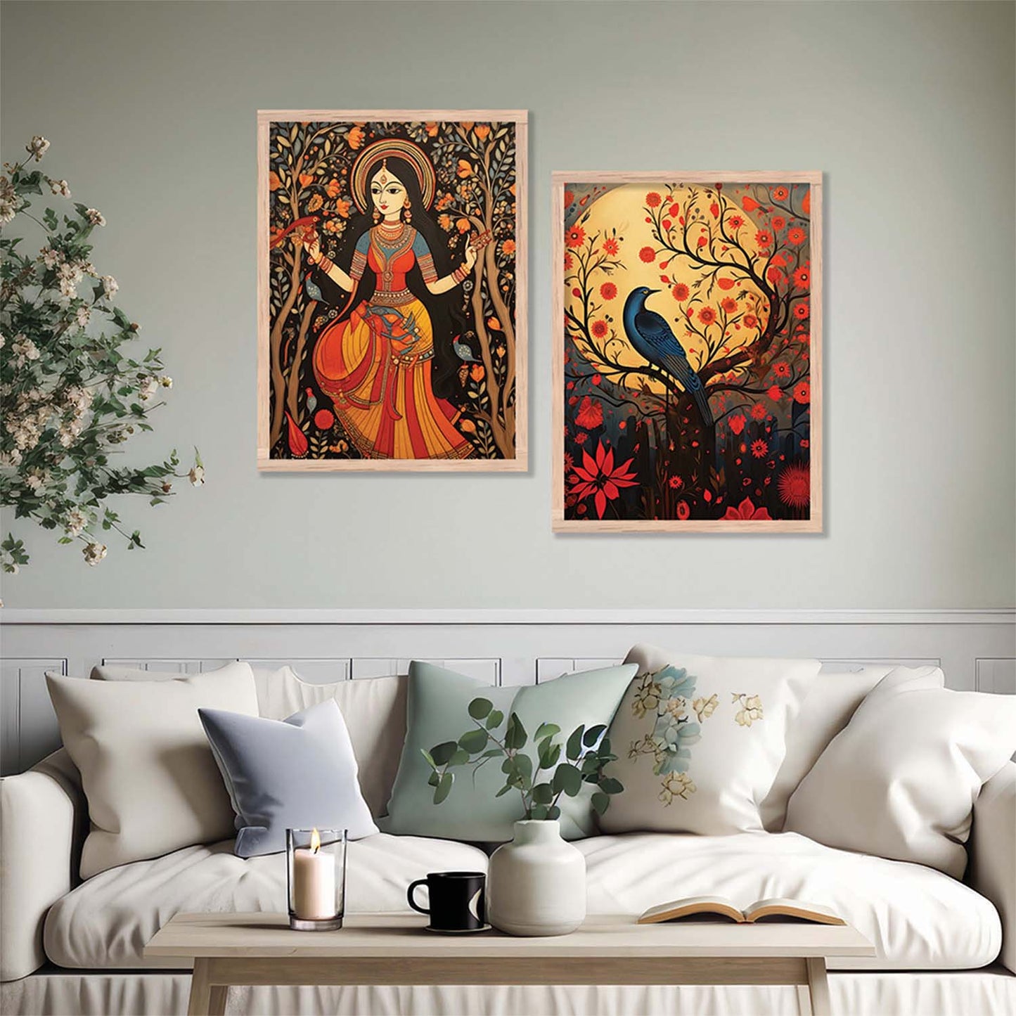 Traditional Wall Decor For Office, Poster With Frames