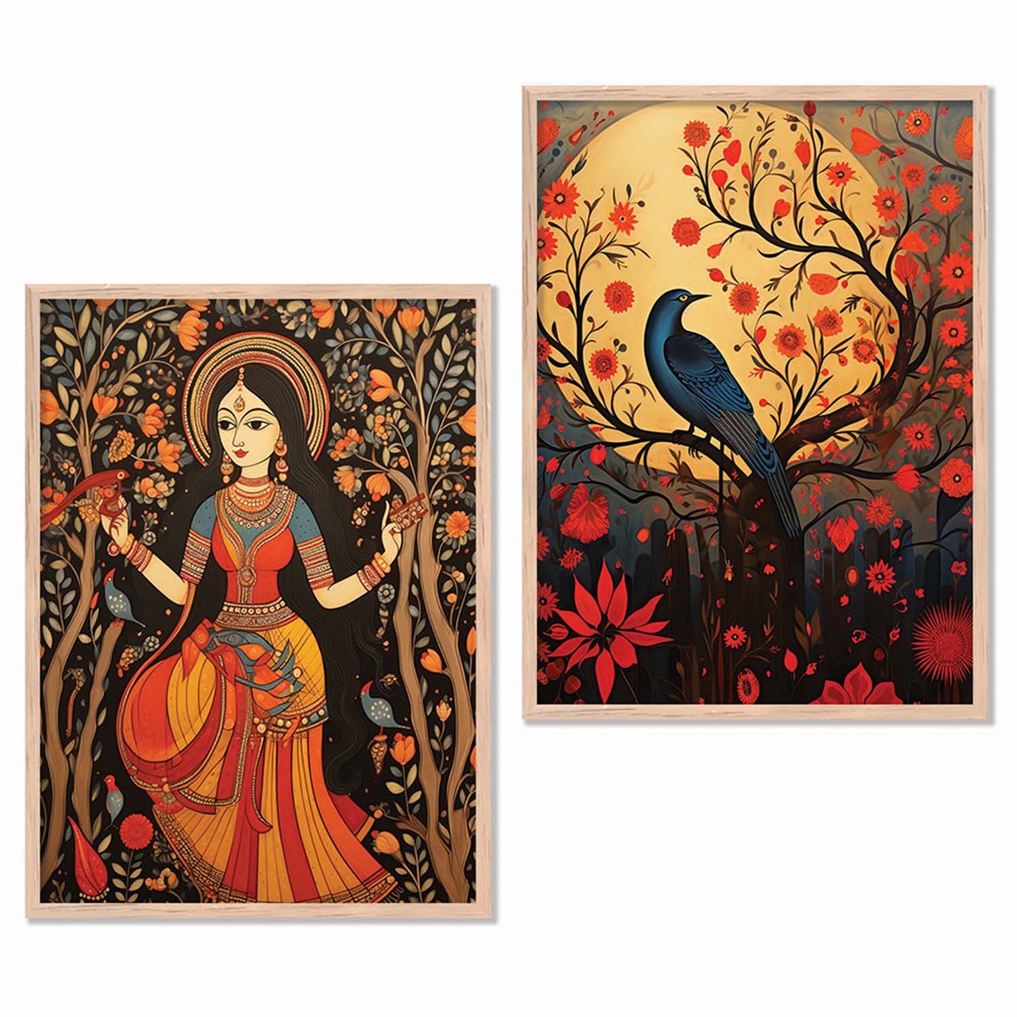 Traditional Wall Decor For Office, Poster With Frames