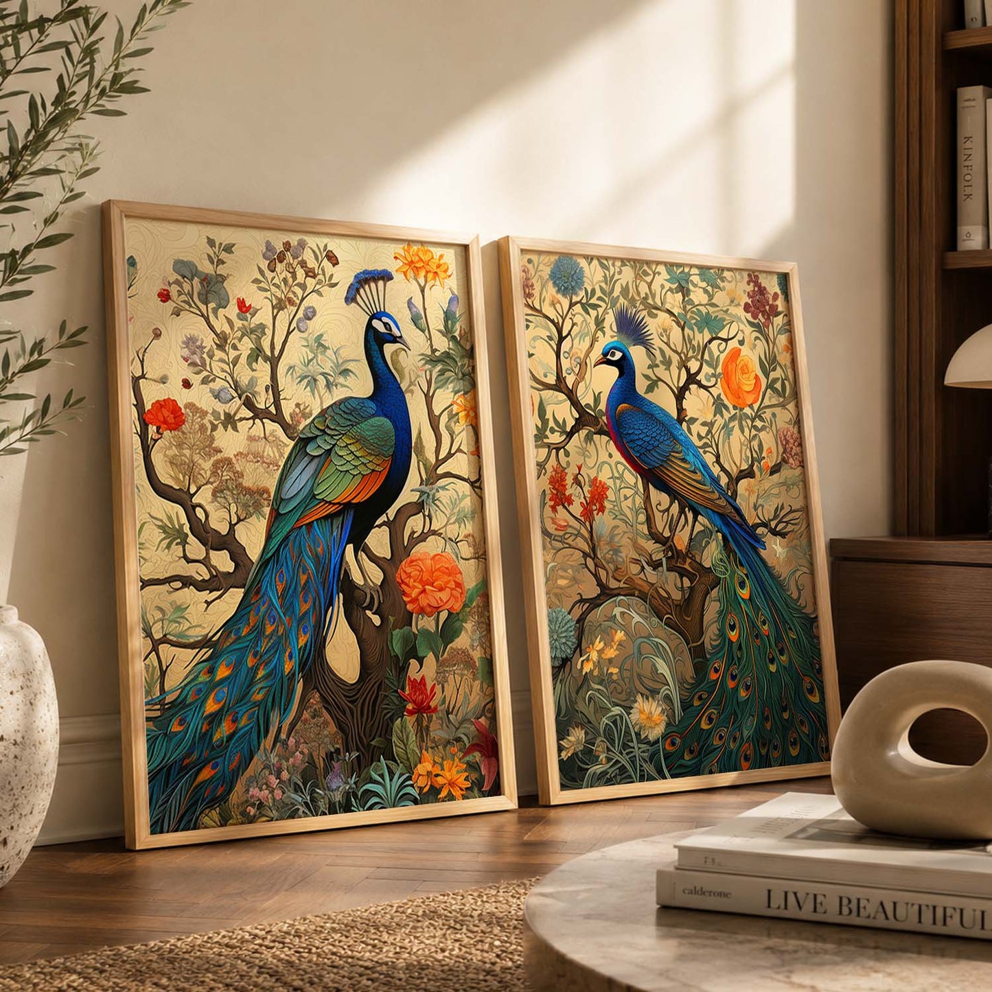 Madhubani Wall Decor For Office, Poster With Frames