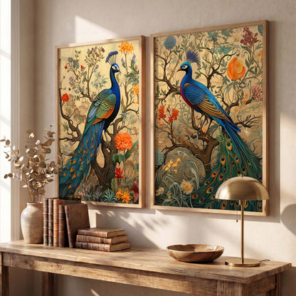 Madhubani Wall Decor For Office, Poster With Frames