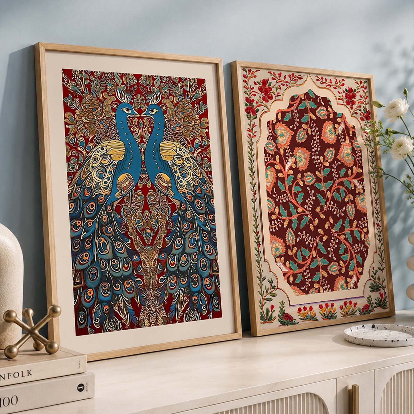 Traditional Wall Decor For Office, Poster With Frames