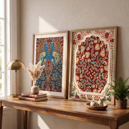 Traditional Wall Decor For Office, Poster With Frames