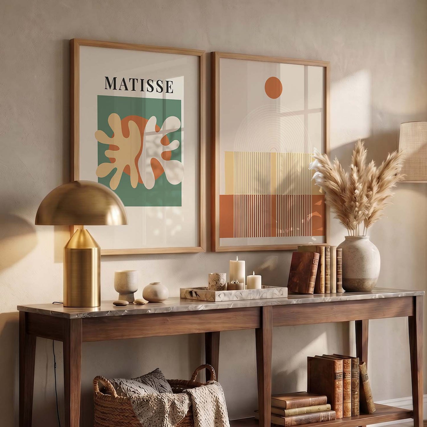 Boho Wall Decor For Office, Poster With Frames