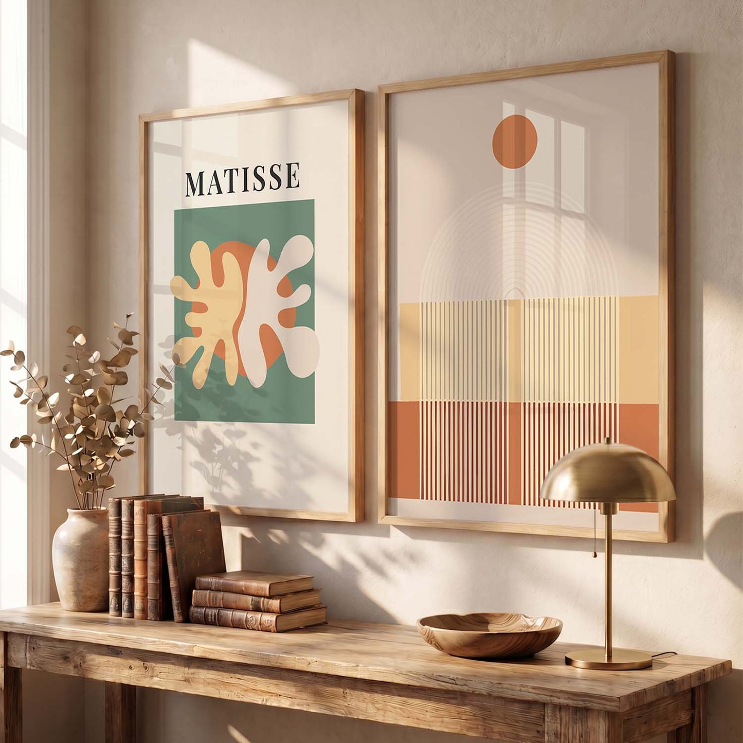 Boho Wall Decor For Office, Poster With Frames