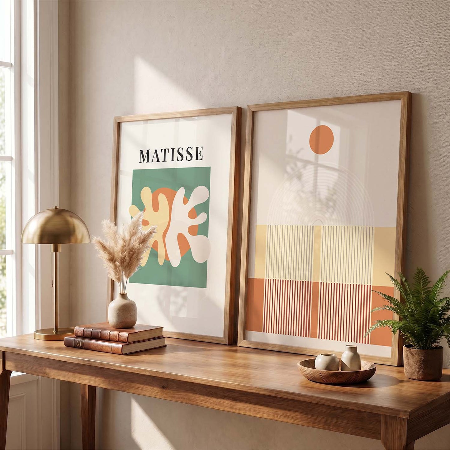 Boho Wall Decor For Office, Poster With Frames