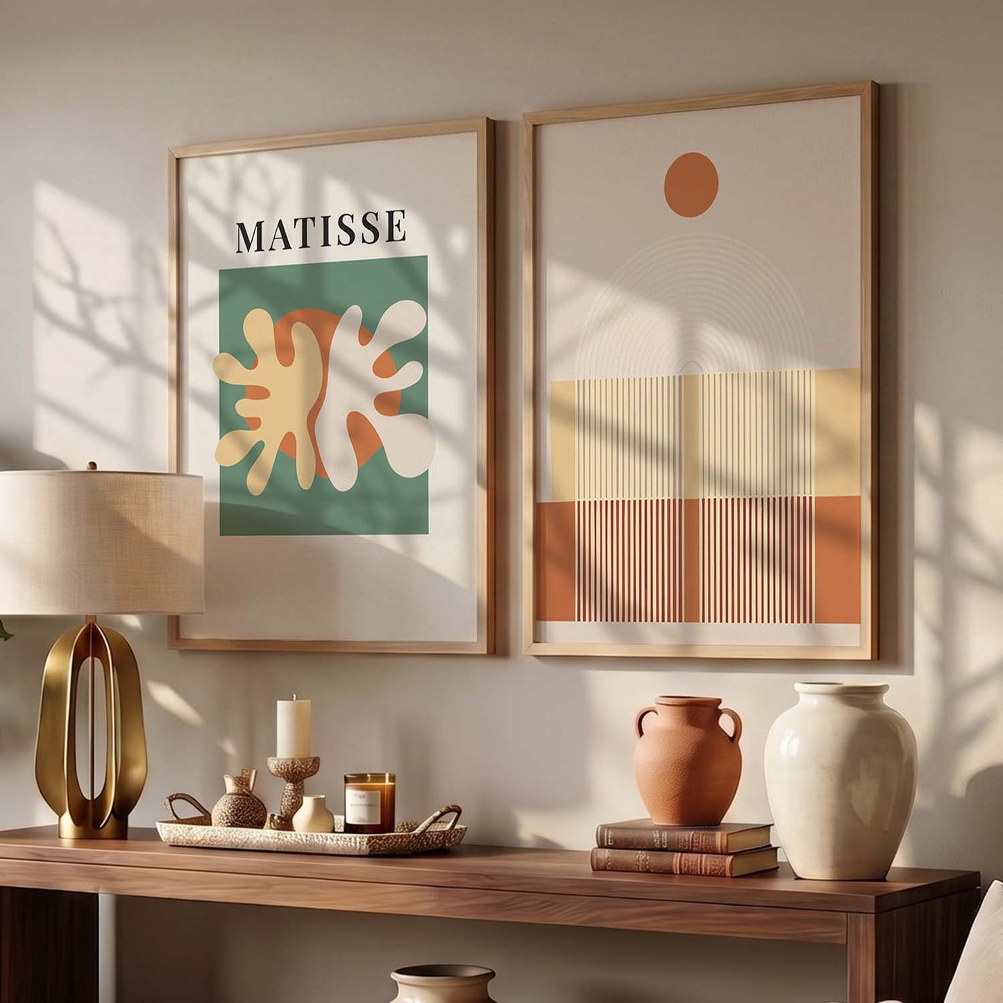 Boho Wall Decor For Office, Poster With Frames