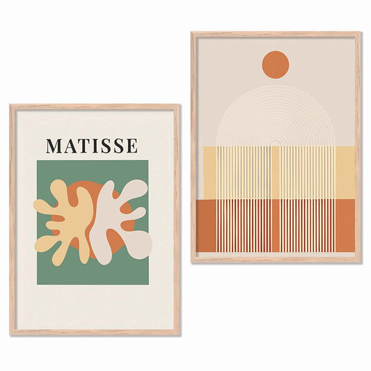 Boho Wall Decor For Office, Poster With Frames