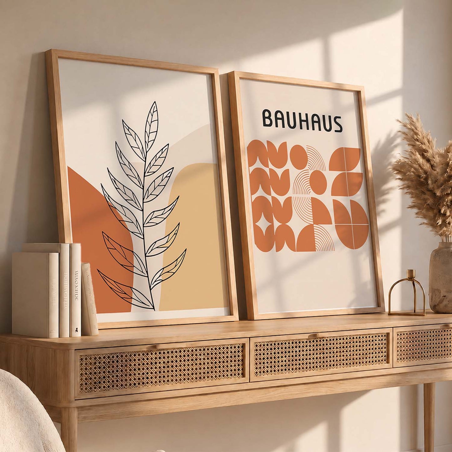 Boho Wall Decor For Office, Poster With Frames