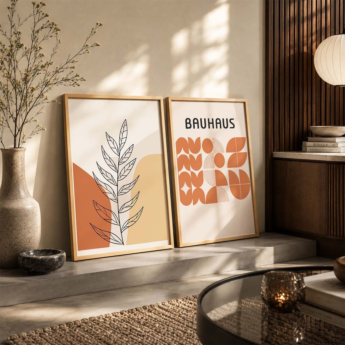 Boho Wall Decor For Office, Poster With Frames