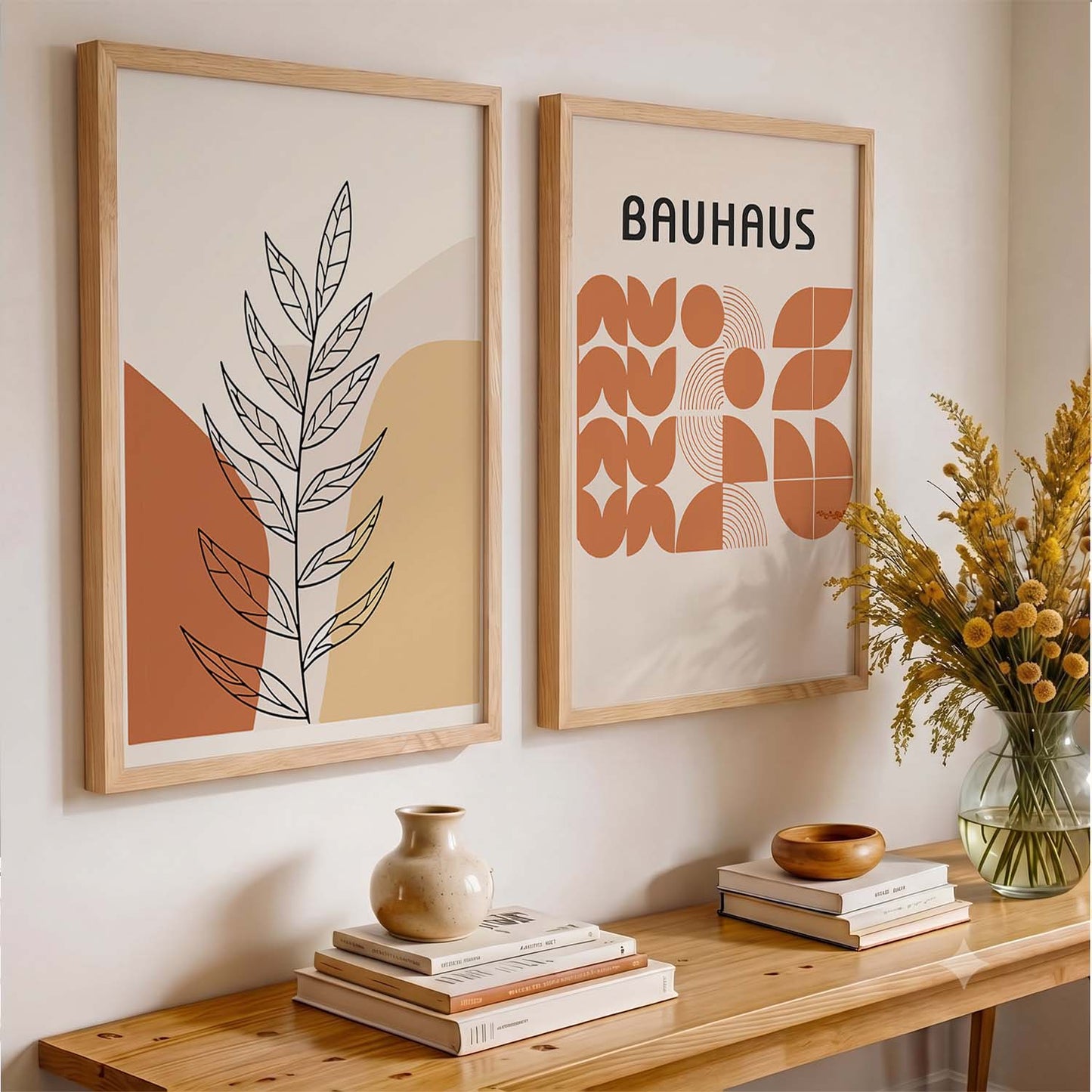 Boho Wall Decor For Office, Poster With Frames