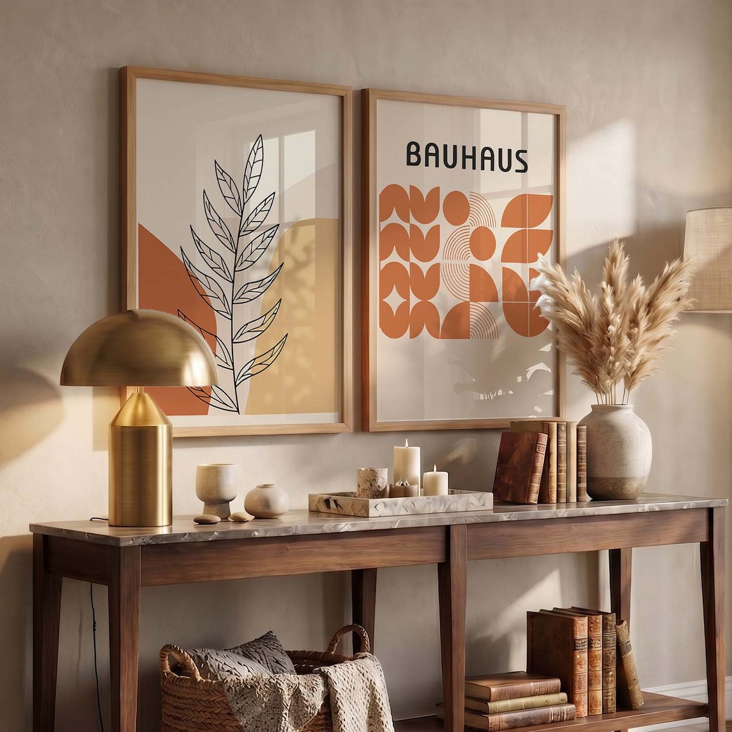 Boho Wall Decor For Office, Poster With Frames