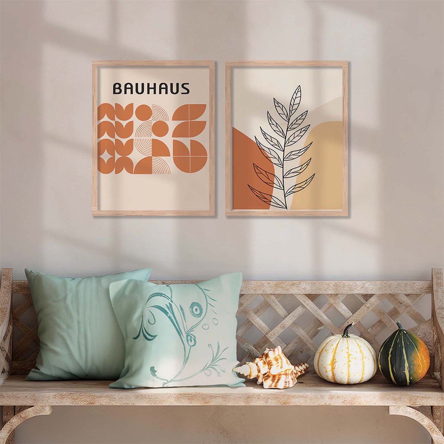 Boho Wall Decor For Office, Poster With Frames