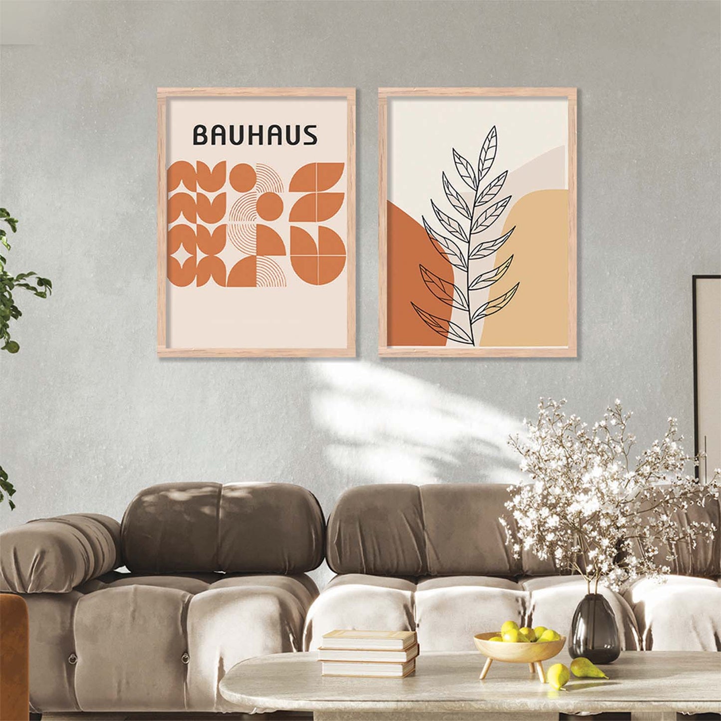 Boho Wall Decor For Office, Poster With Frames