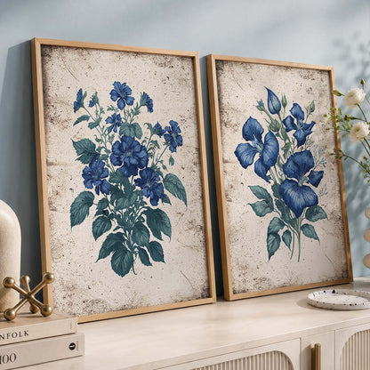 Floral Wall Art Home Decor For Living Room Office
