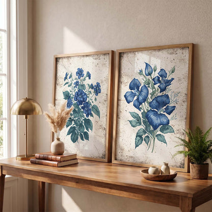Floral Wall Art Home Decor For Living Room Office