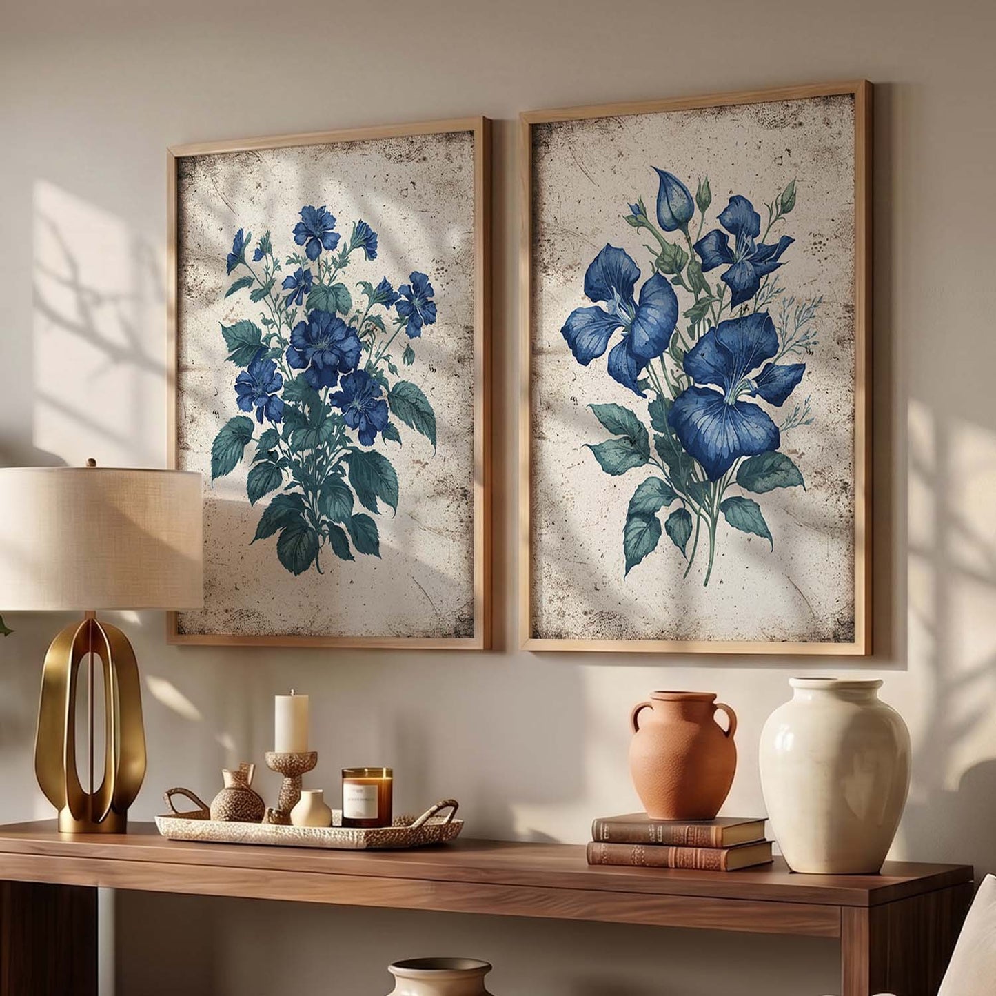 Floral Wall Art Home Decor For Living Room Office