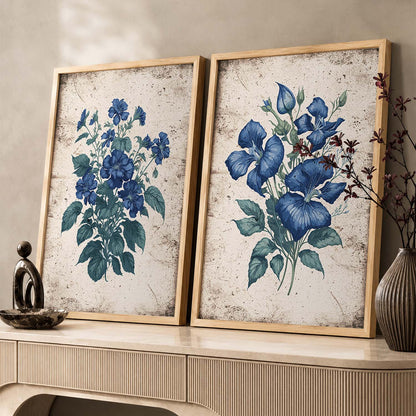 Floral Wall Art Home Decor For Living Room Office