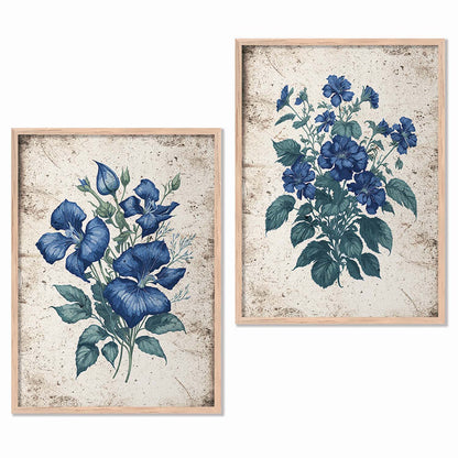 Floral Wall Art Home Decor For Living Room Office