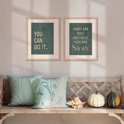 Motivational Wall Art Home Decor For Living Room Office