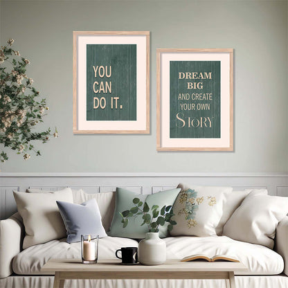 Motivational Wall Art Home Decor For Living Room Office