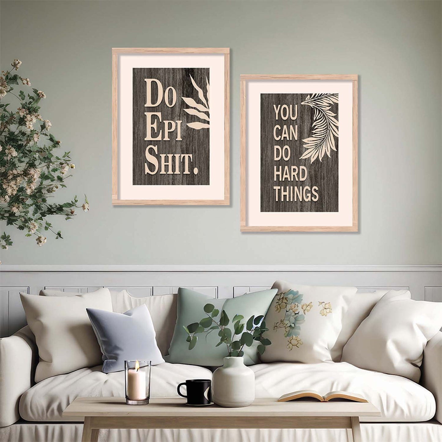 Motivational Wall Art Home Decor For Living Room Office