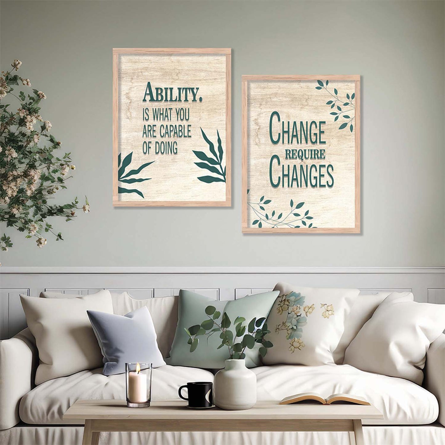 Motivational Wall Art Home Decor For Living Room Office