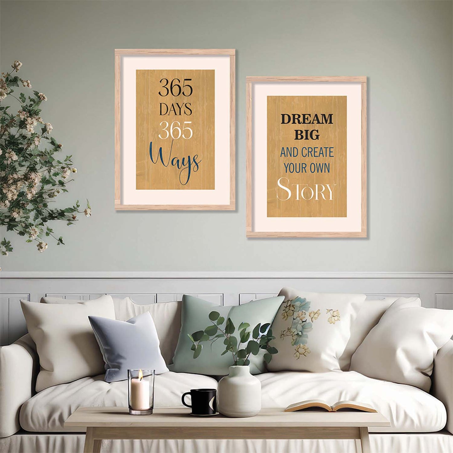 Motivational Wall Art Home Decor For Living Room Office