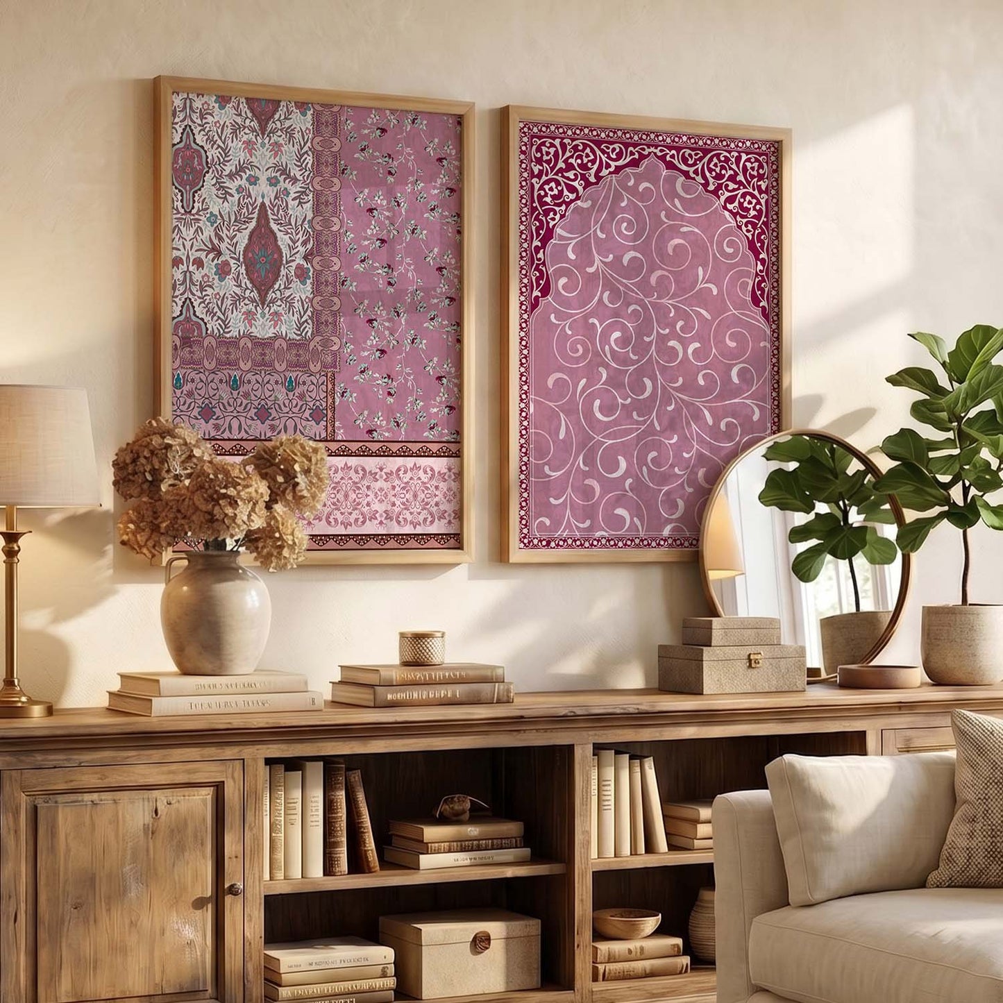 Traditional Wall Art Home Decor, Poster With Frames