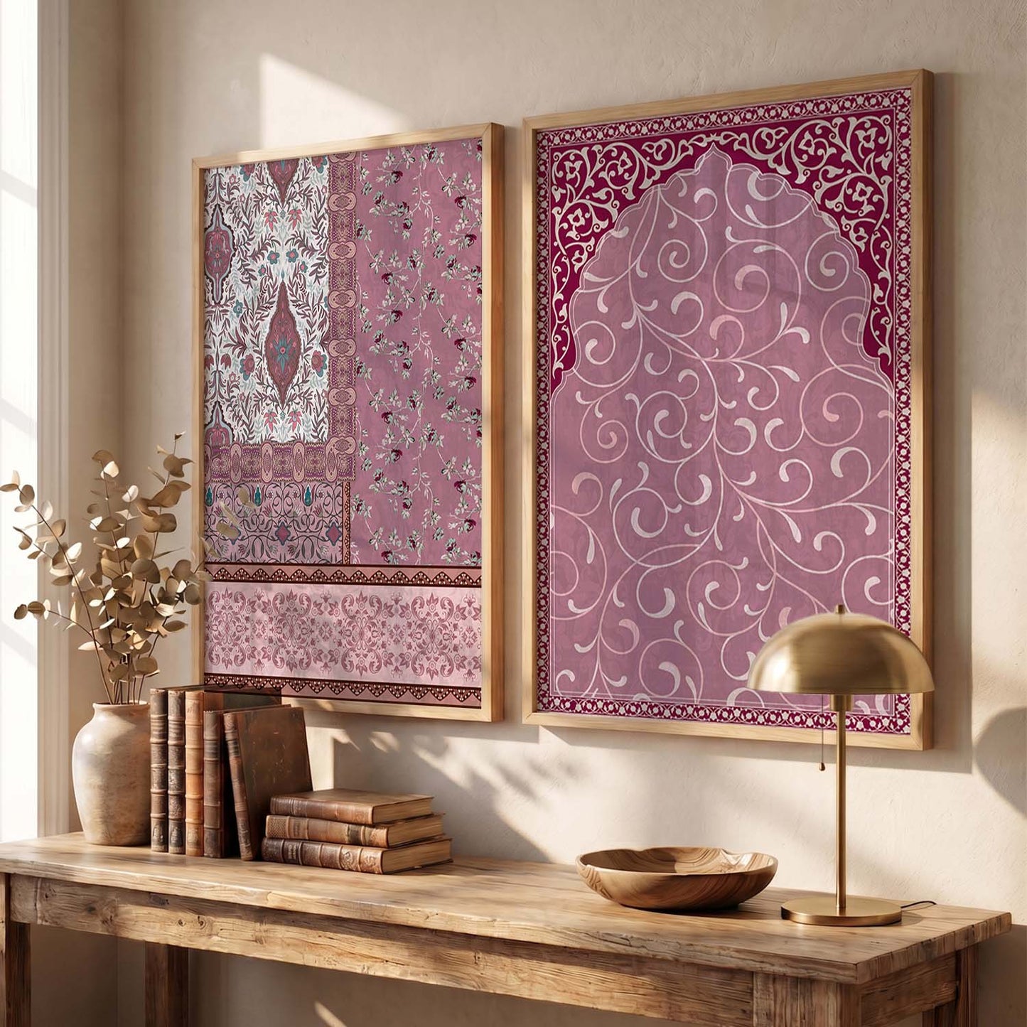 Traditional Wall Art Home Decor, Poster With Frames